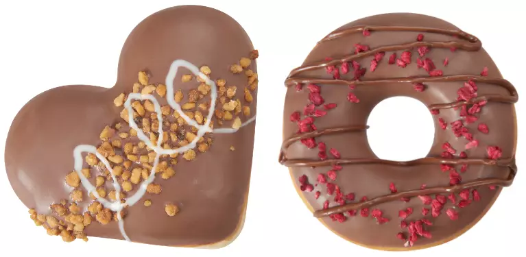 There are two to choose from - a Nutty Chocolatta Heart and a Nutty Filled Berry Ring (