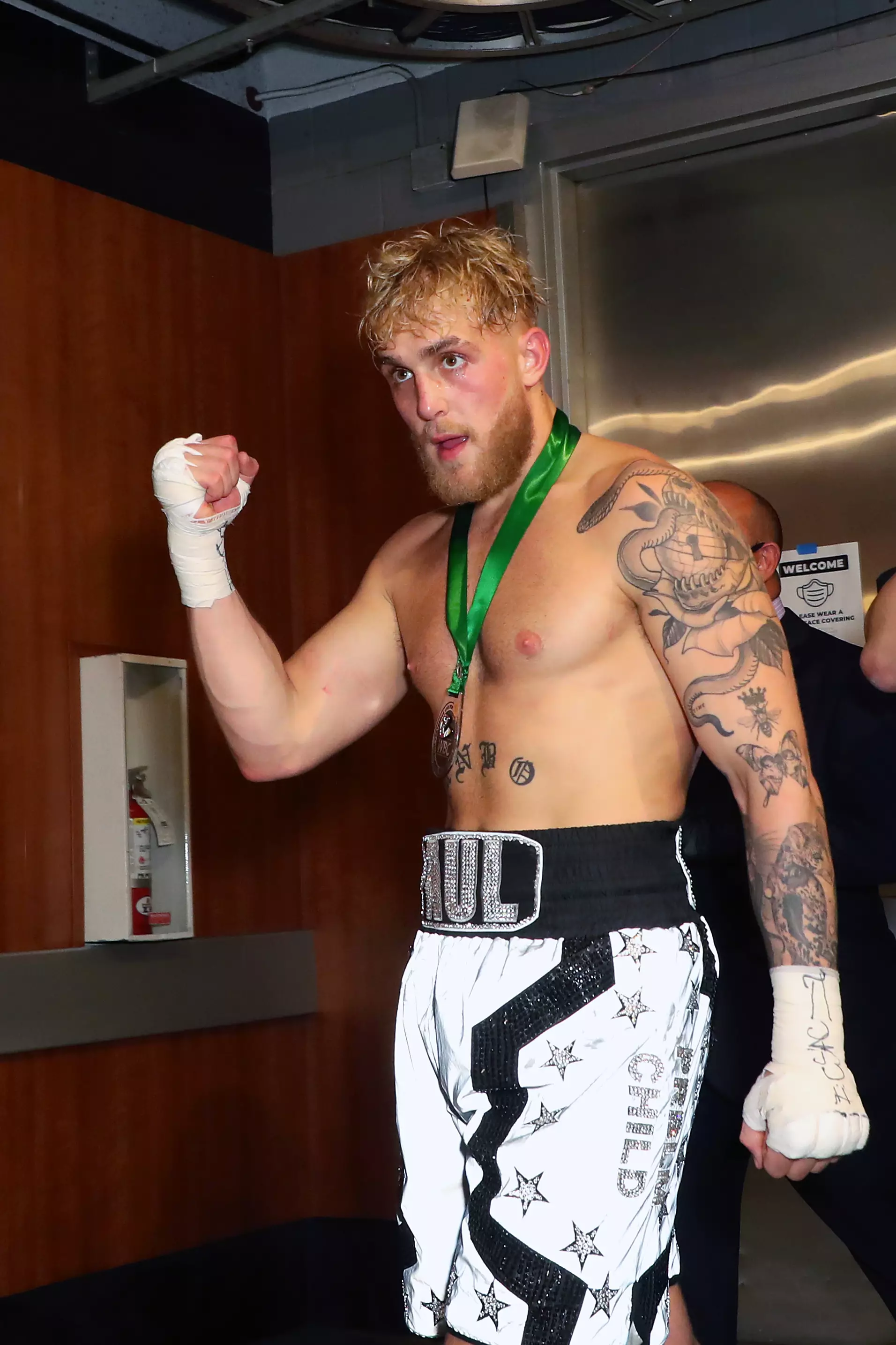 Jake Paul is also a keen boxer.