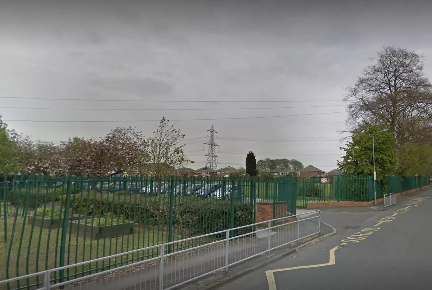 St Bartholomew's School in Rainhill, nearby where the car was parked.