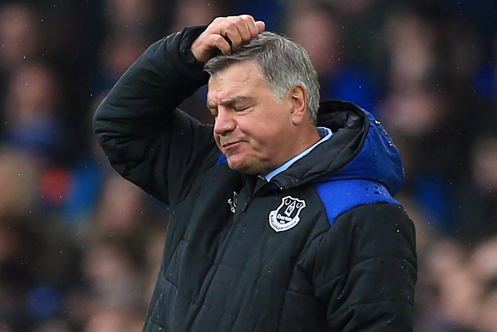 Allardyce's time at Everton summed up. Image: PA Images