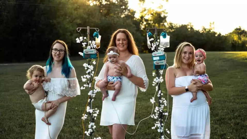 Tube-Fed Babies Pose With Mums In Beautiful 'Fed Is Best' Photoshoot 