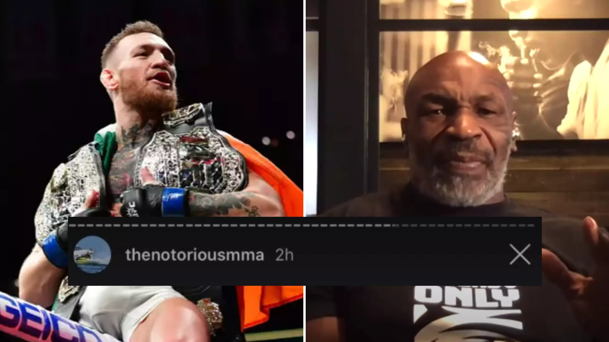 Conor McGregor Reacts To Mike Tyson Claiming He Could "Kick His A**"
