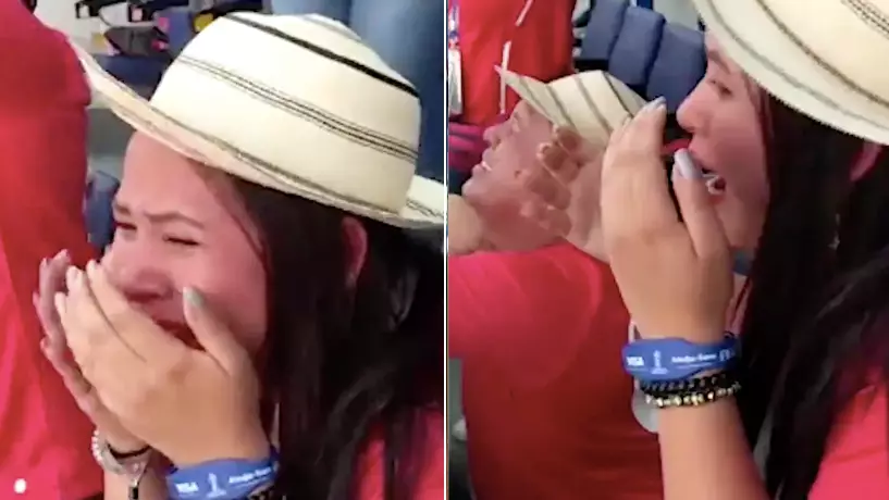 Panama Supporters In Tears Of Joy After Scoring First Ever World Cup Goal