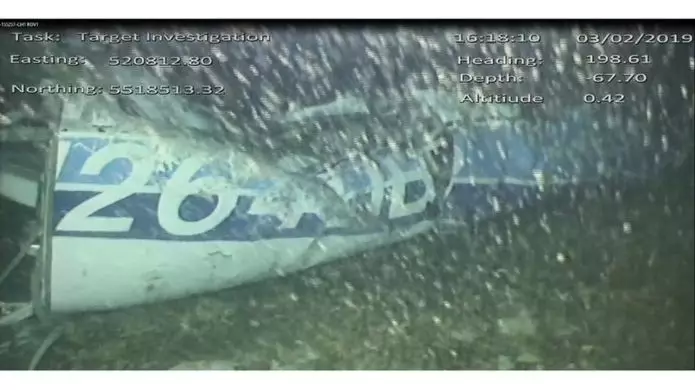 The plane wreckage was found on Sunday.