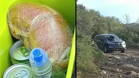 Man Survives In The Desert For Two Days With A Lunchbox Of Beer And A Sandwich