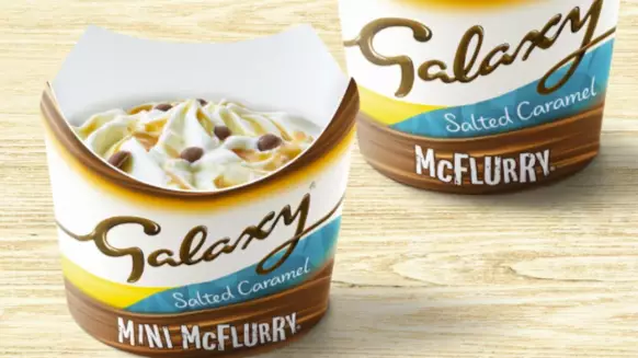 McDonald's Is Bringing Out A Galaxy Salted Caramel McFlurry - But It's Not Around For Long