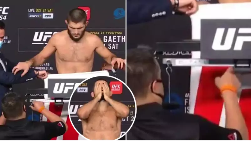 MMA Nutritionist Claims He Spotted 'Something Very Disturbing' During Khabib Nurmagomedov's Weigh In 