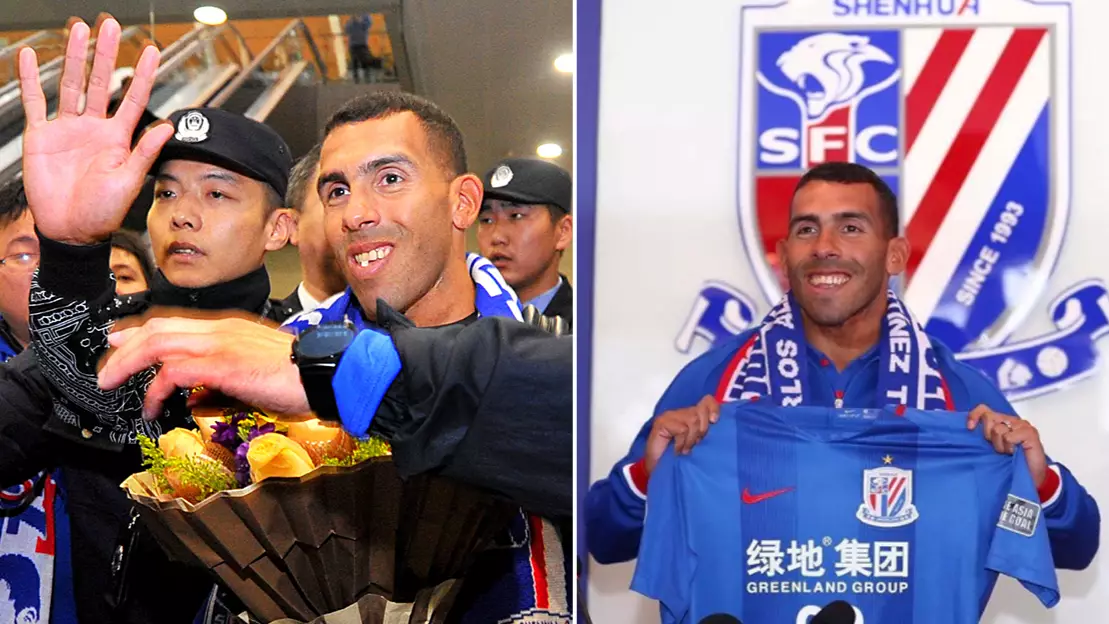 Carlos Tevez Has Earned A Truly Staggering Amount During 12 Month Spell At Shanghai Shenhua
