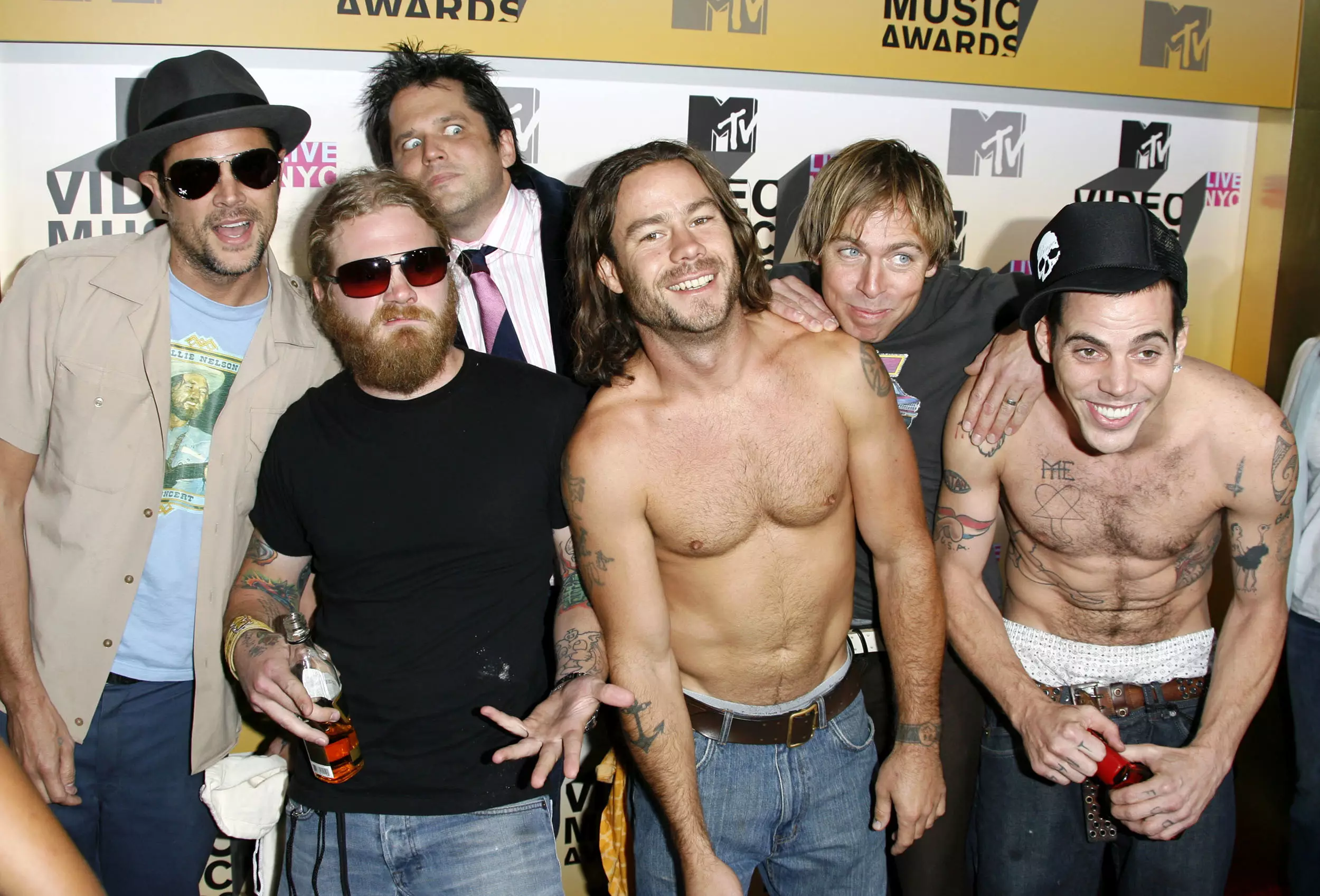 The Jackass boys back in the day.