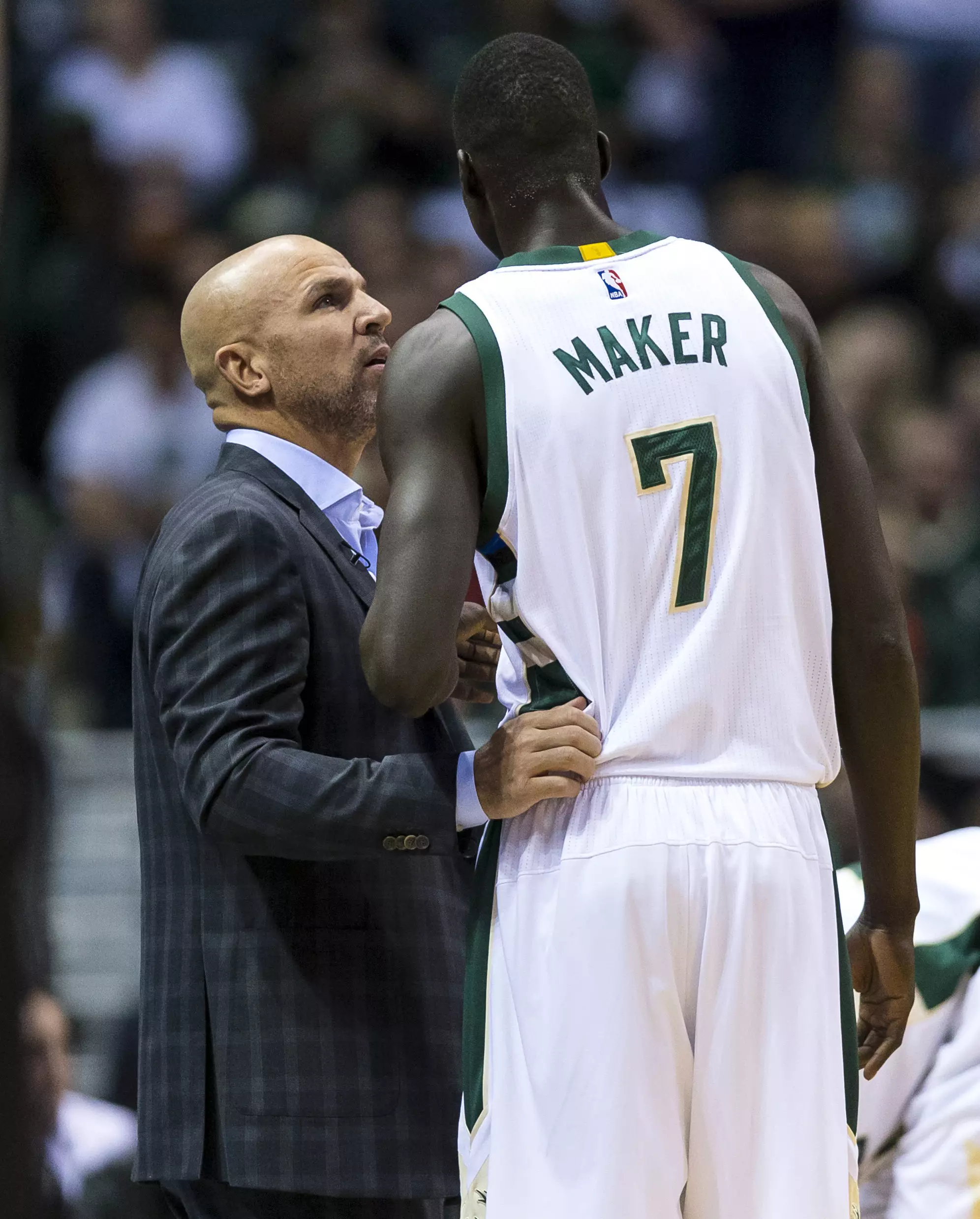 Jason Kidd didn't take kindly to Thon Maker owning an Android phone.