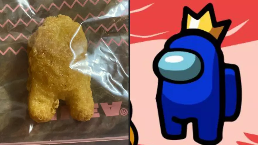 McDonald’s Chicken Nugget Shaped Like An Among Us Character Is Being Sold For $51,800
