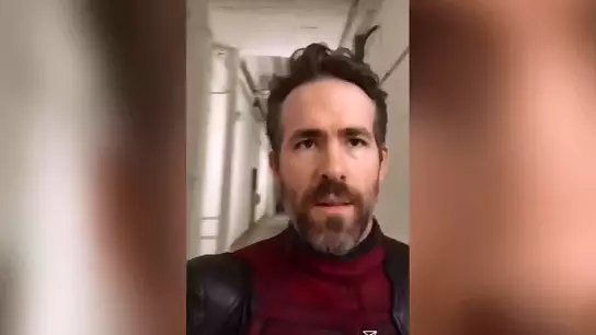 ​Ryan Reynolds Shares Hilarious Video On 'Deadpool' Set Of 'Scariest Hallway Ever'