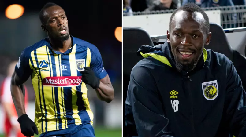 What Pogba And Sterling Told Usain Bolt About His Ambitions To Become A Footballer