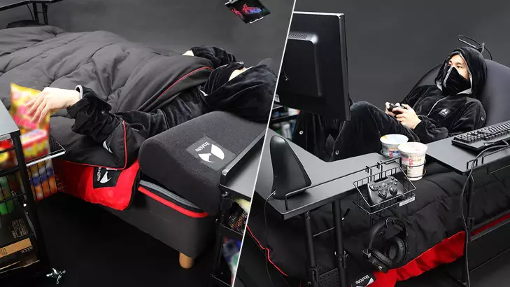 The Ultimate 'Gaming Bed' Finally Exists