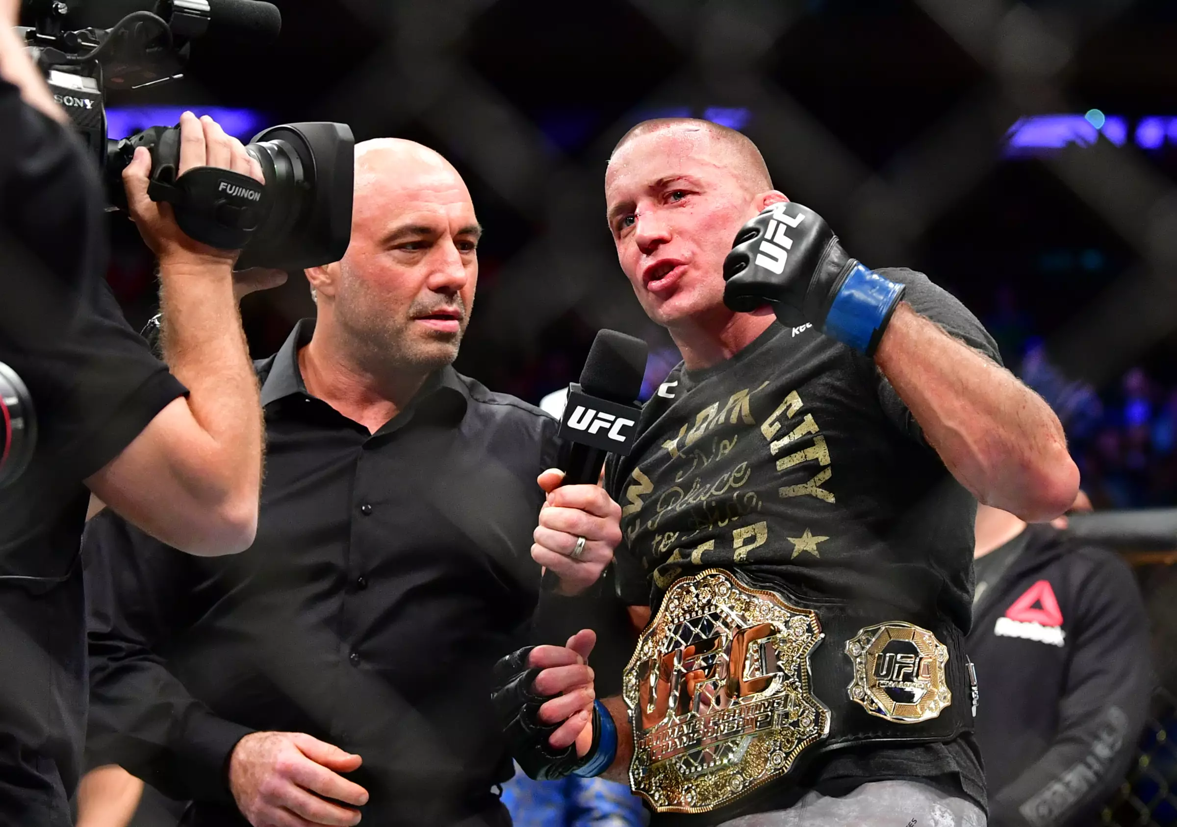 Former UFC welterweight and middleweight champion Georges St-Pierre.