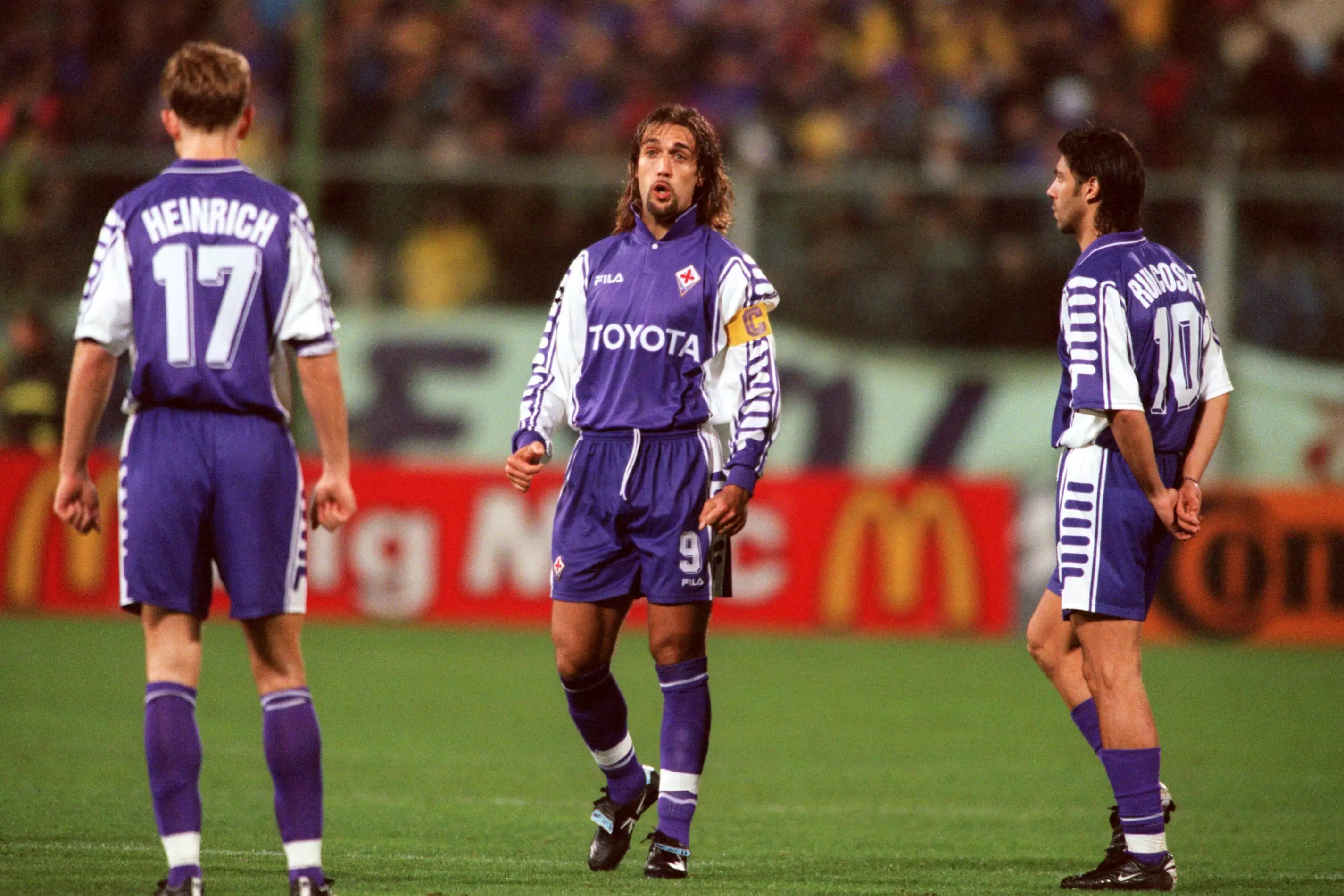 Batistuta was one hell of a forward in a generation of great strikers in Serie A. Image: PA Images