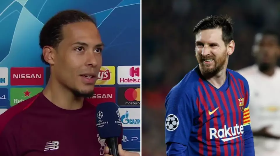 How Virgil van Dijk Reacted When Asked About Facing Lionel Messi