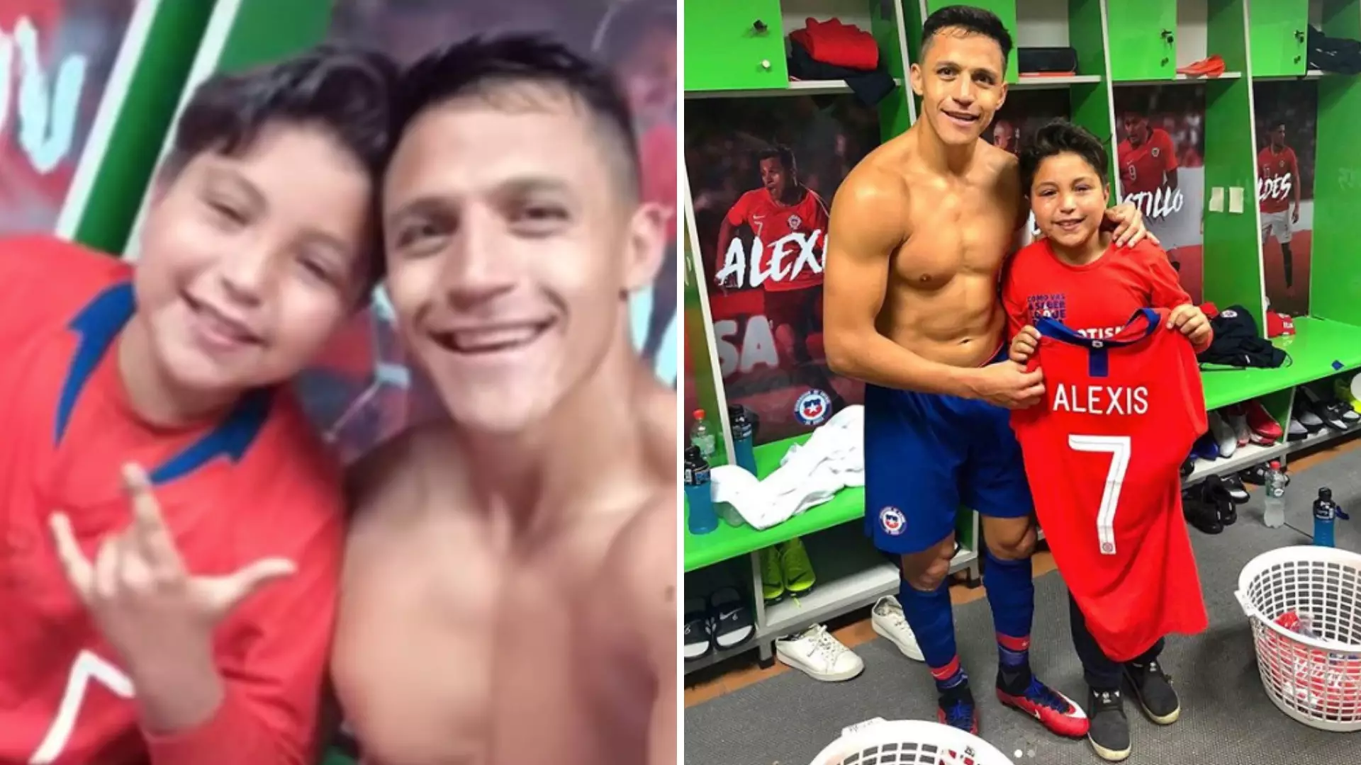 Alexis Sánchez Makes Chile Fan's Dream Come True After Giving Him His Entire Kit