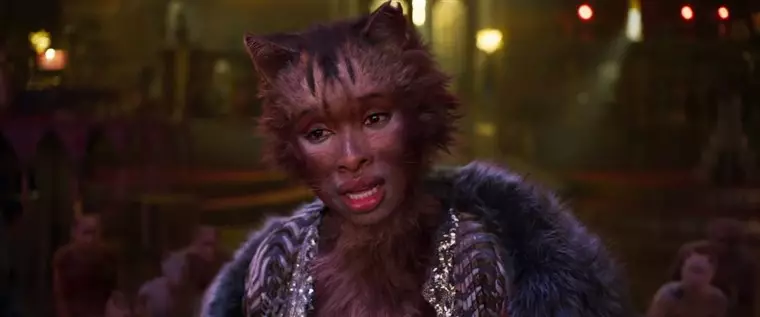 They're showing the big screen adaptation of 'Cats'. (
