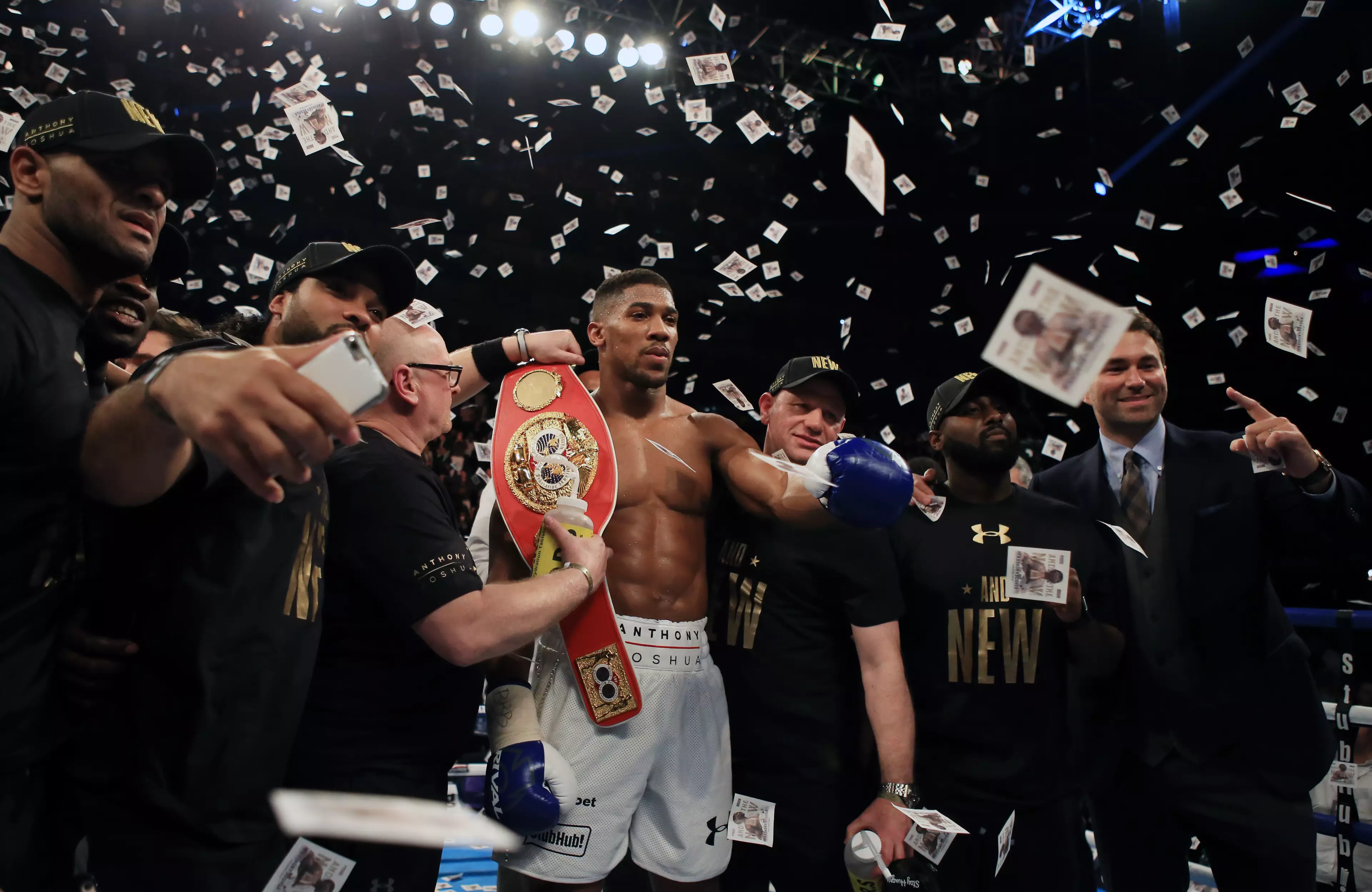 Could Joshua go to UFC and make a hell of a lot of money? Image: PA Images