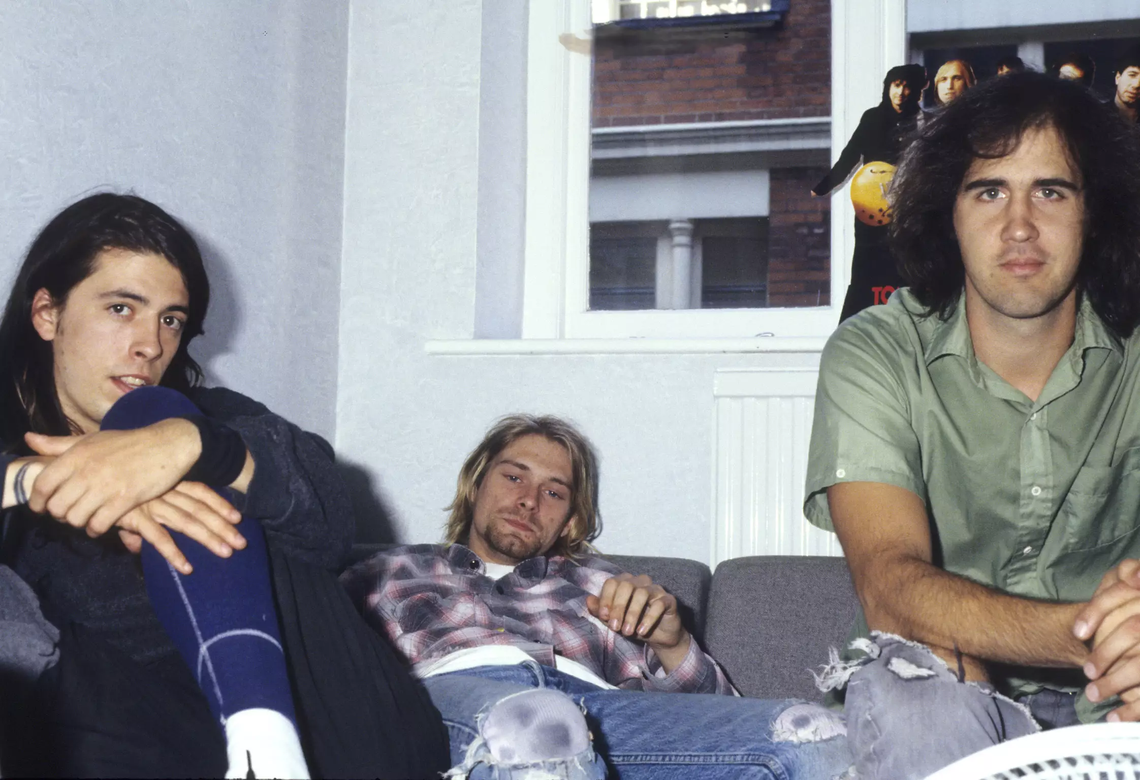 Dave Grohl, Kurt Cobain and Krist Novoselic.