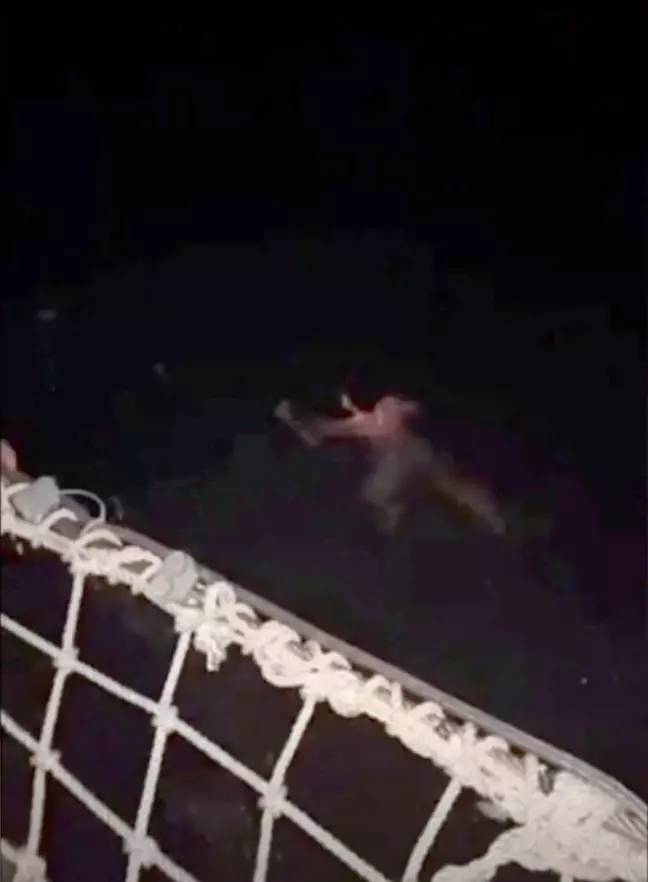 People spot haunting image after missing teen Cameron Robbins jumps off