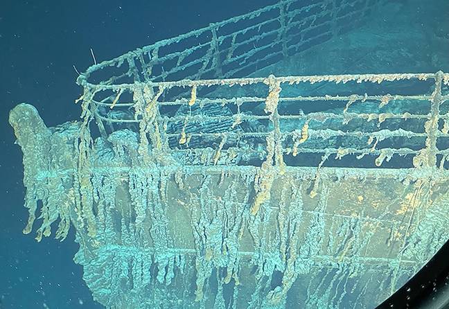 该小组分别支付了25万美元，成为探险队的一部分，直到泰坦尼克号的残骸。学分：PA