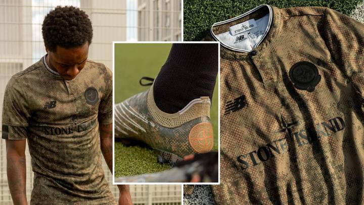 rent faktisk sweater Forkert Stone Island are releasing a kit and football boots and it's time to get  the badge