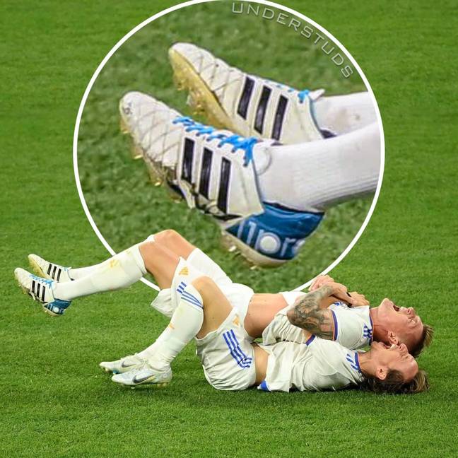 ligero Docenas Espectador Toni Kroos' Old Adidas 11pro Boots Damaged In Champions League Final