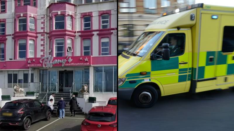 10岁男孩在布莱克浦酒店的电击之后与家人一起死亡