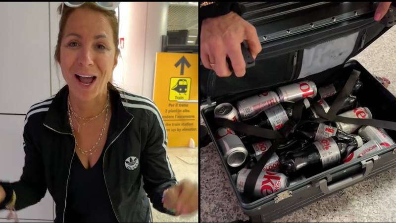 美国人为假日欧洲带来装满节食可乐的手提箱，欧洲不出售它