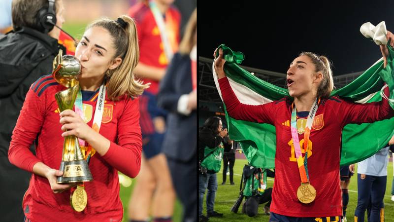 世界杯西班牙球门得分师奥尔加·卡莫纳（Olga Carmona）告诉她的父亲在比赛后直接去世