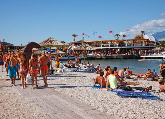 PAG是欧洲最便宜的假期目的地之一。学分：Nino Marcutti/Alamy