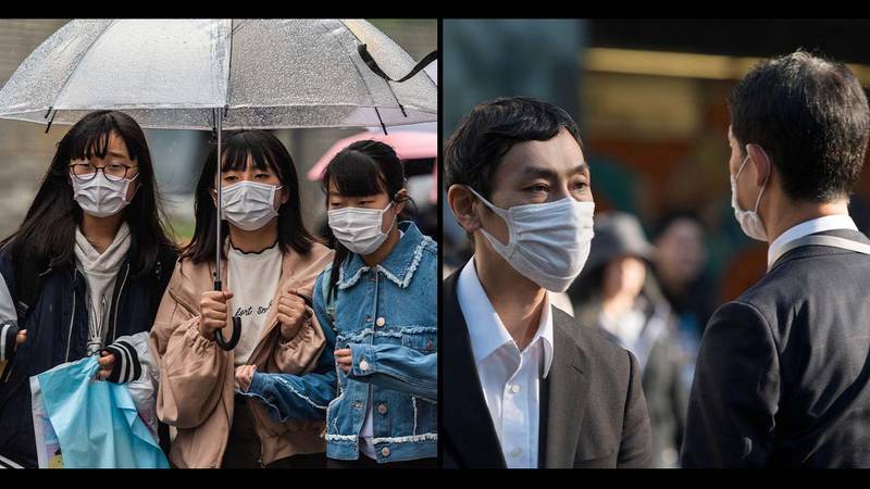 日本的人们从戴口罩呆了这么长时间就“忘记了如何微笑”