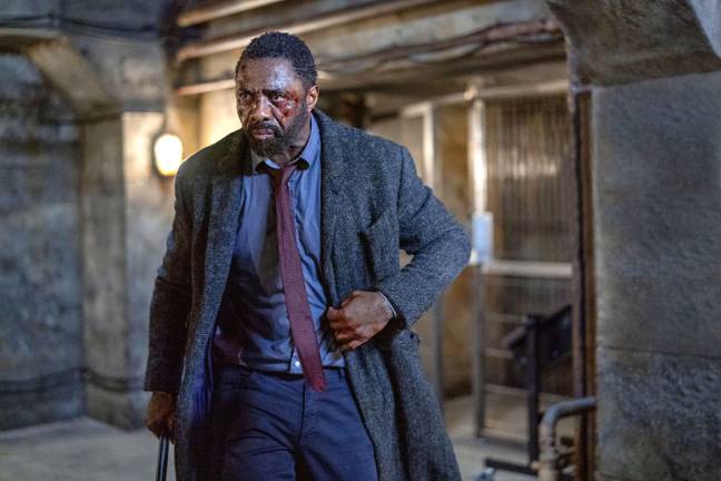 伊德里斯·埃尔巴（Idris Elba）又回到了一部新电影中的路德（Luther），但他可能不会成为下一个詹姆斯·邦德（James Bond）。学分：FlixPix / Alamy股票照片