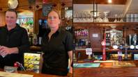 Pub landlady fires back after receiving one-star review which accused her of flirting
