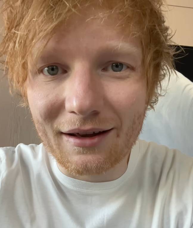 埃德·希兰（Ed Sheeran）说，他对判决感到“显然很高兴”。学分：Instagram/@teddysphotos