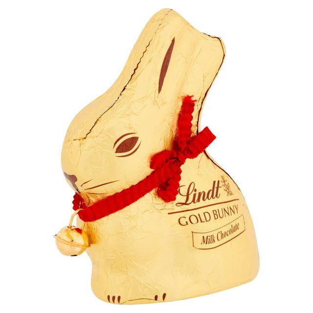 林德的巧克力兔子。图片来源：塞恩斯伯里
