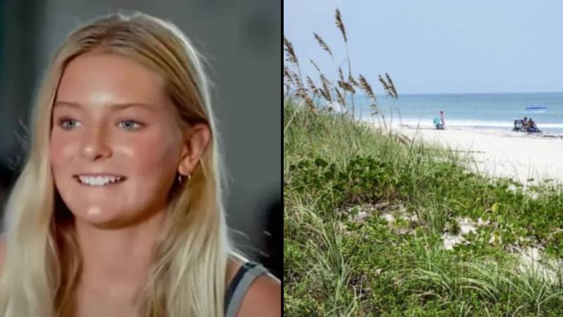 13岁的女孩在海滩上与鲨鱼作战后生存