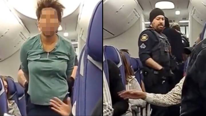 乘客因试图打开飞机门而被捕，因为“耶稣告诉她”