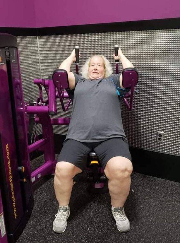 Tamy在健身房分享了自己的照片。学分：Tamy Lyn Murrell/Facebook
