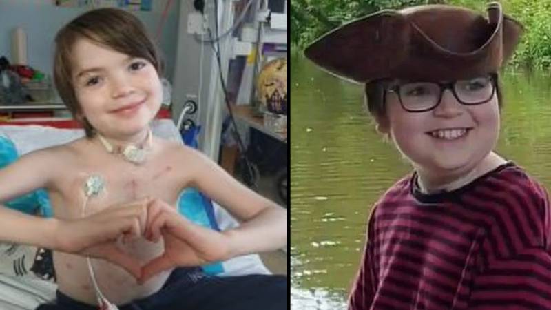 英国YouTube明星Kori Parkin-Stovell在接受了两次心脏移植后年龄11岁