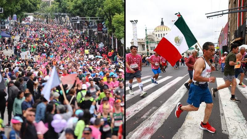 墨西哥马拉松在30,000名选手中取消了11,000名