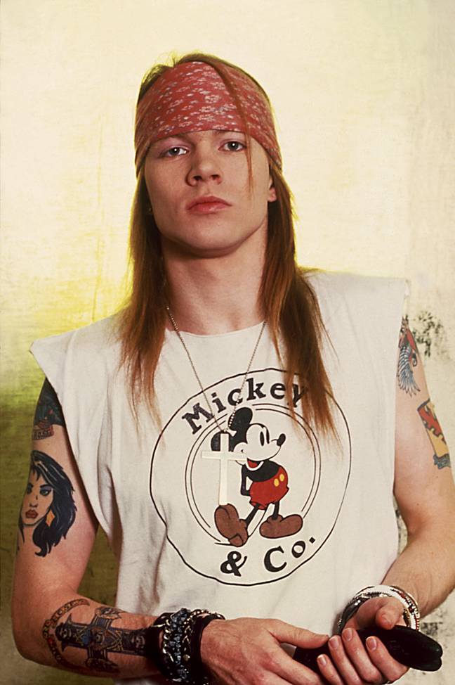 阿克斯·罗斯（Axl Rose）曾多次捍卫他的歌词。图片来源：Pictorial Press Ltd/Alamy Stock Photo