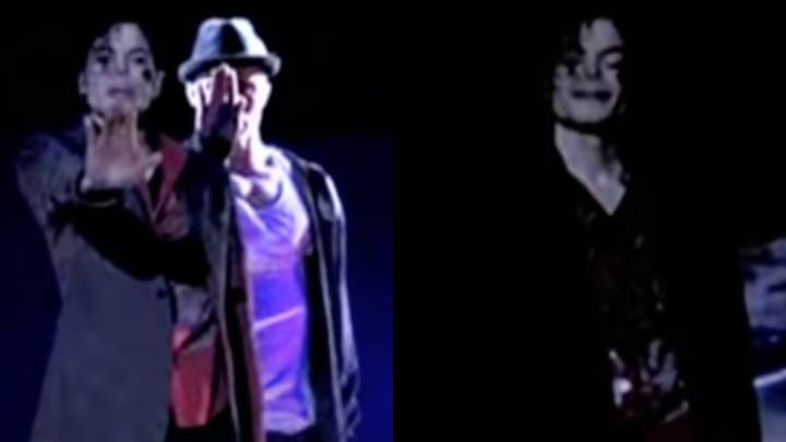 迈克尔·杰克逊（Michael Jackson）的面部表情在他去世前48小时在表演中注意到