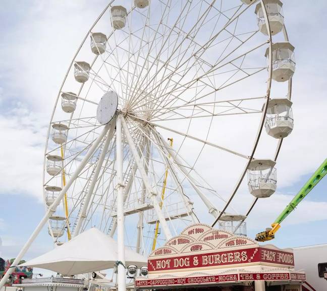 The funfair boasts 400 of the country's 'biggest and brightest' attractions. Credit: Instagram/@thehoppings