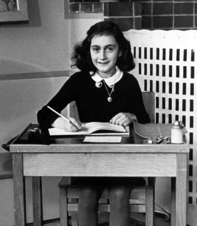 安妮·弗兰克（Anne Frank）在躲藏时写了她的日常生活。学分：Iandagnall计算 / Alamy股票照片
