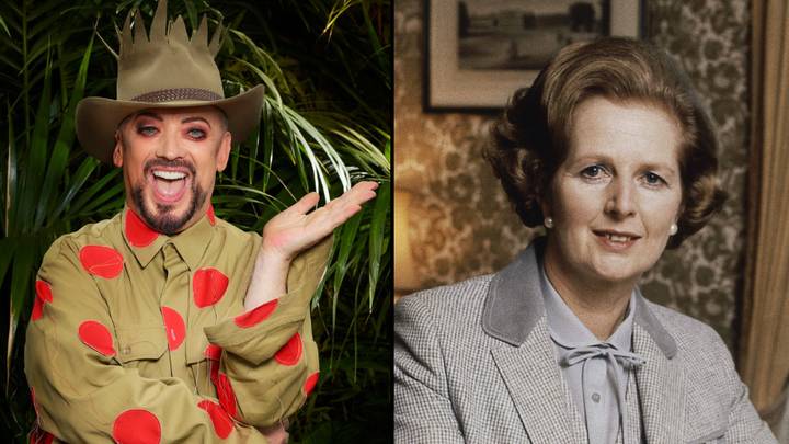 George compares himself to Margaret Thatcher I'm a Celeb announcement video