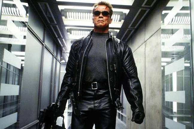 阿诺德·施瓦辛格（Arnold Schwarzenegger）解决了他的“过去错误”。信用：华纳兄弟