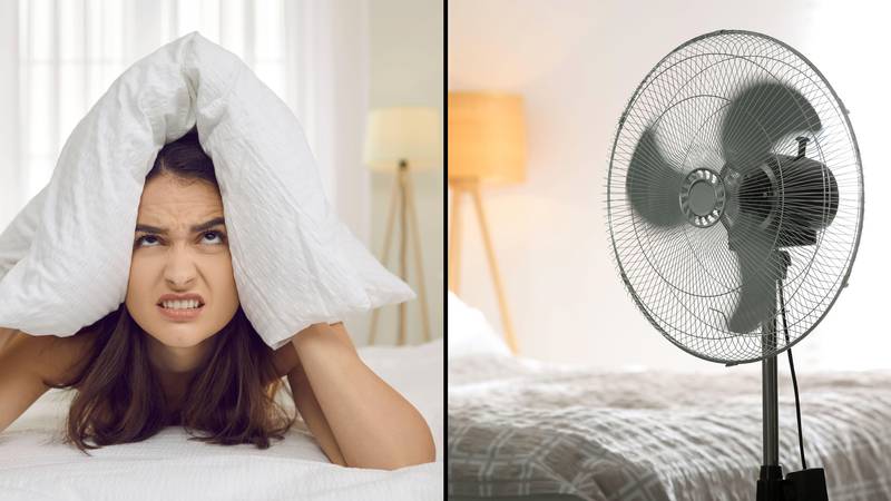 两秒钟的粉丝技巧可以帮助您睡得更好，随着温度飙升